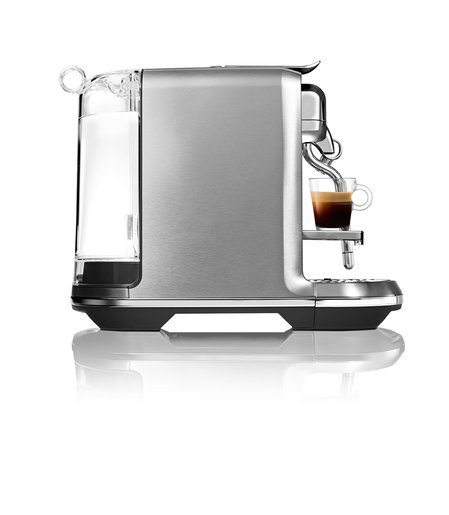 stainless nespresso machine