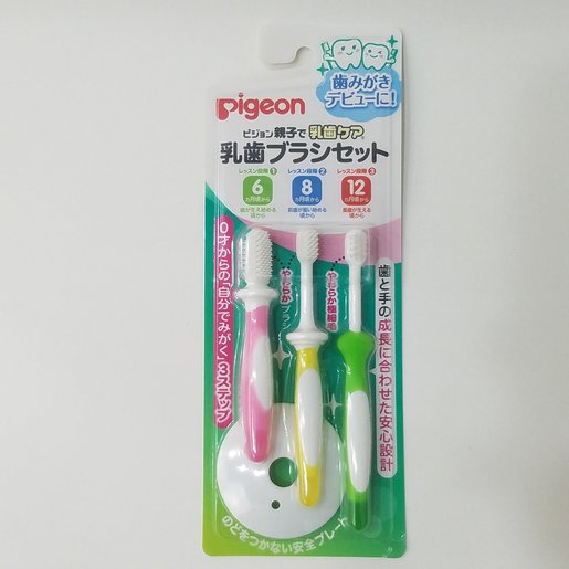 pigeon toothbrush set