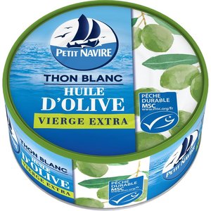 L'Azur Gourmet 法國直送 - PETIT NAVIRE - 特級橄欖油浸白吞拿魚  - 160g