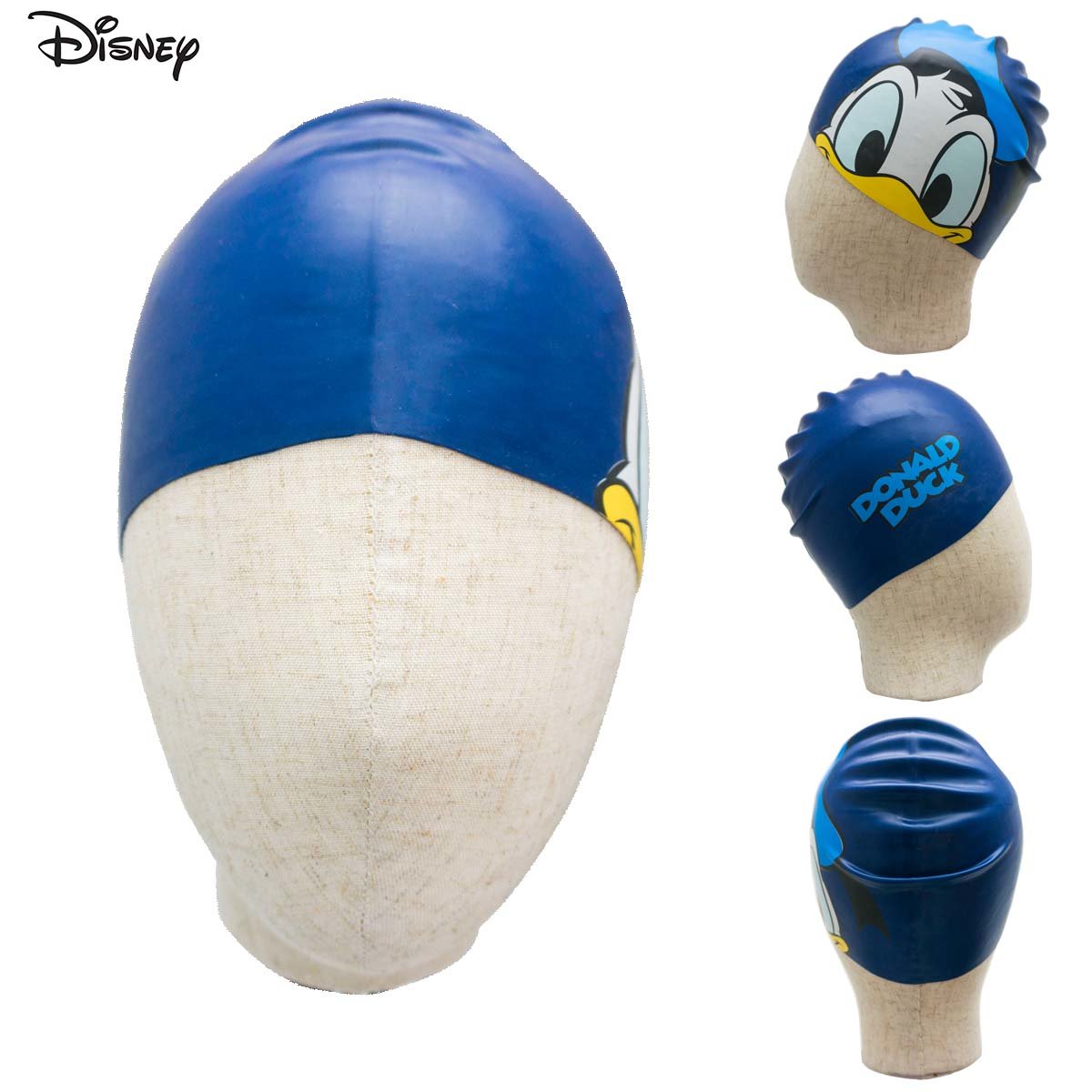 Kid's Silicone Swim Cap [Navy Blue] (Donald Duck) (DSSA-DONCAP)