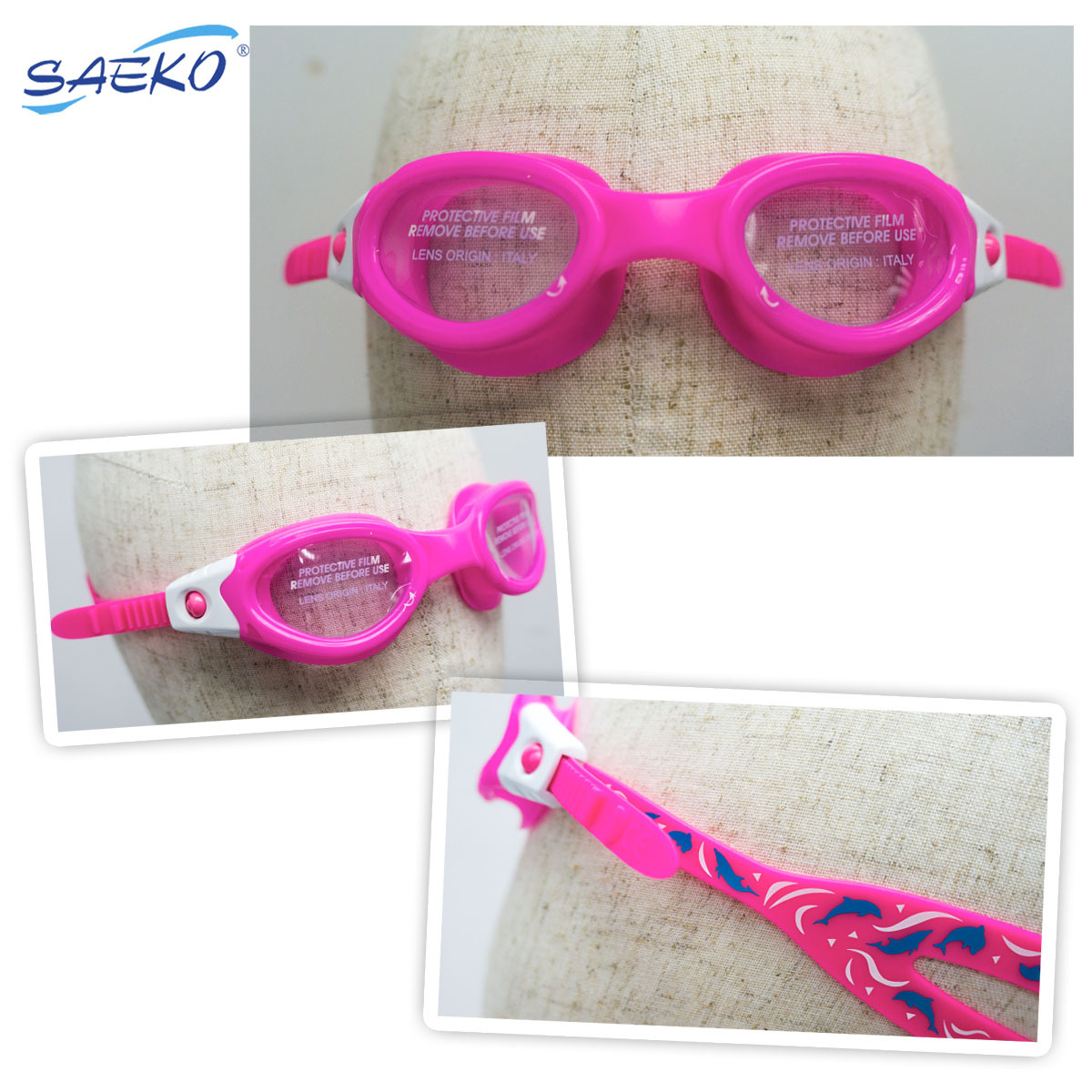 Swimming Goggles (for JUNIOR AGE 8-14) [Pink] (S52-PK)