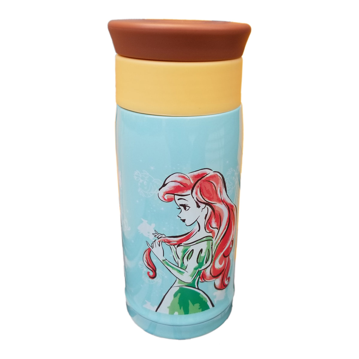 迪士尼-不銹鋼真空保温瓶 (300ml/美人魚公主) (迪士尼許可產品)