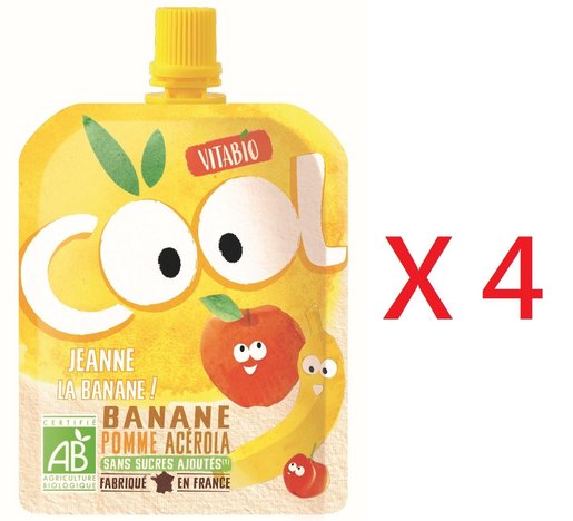 Vitabio Organic Fruit Speciality Banana Apple Best Before 04 06 21 Hktvmall The Largest Hk Shopping Platform