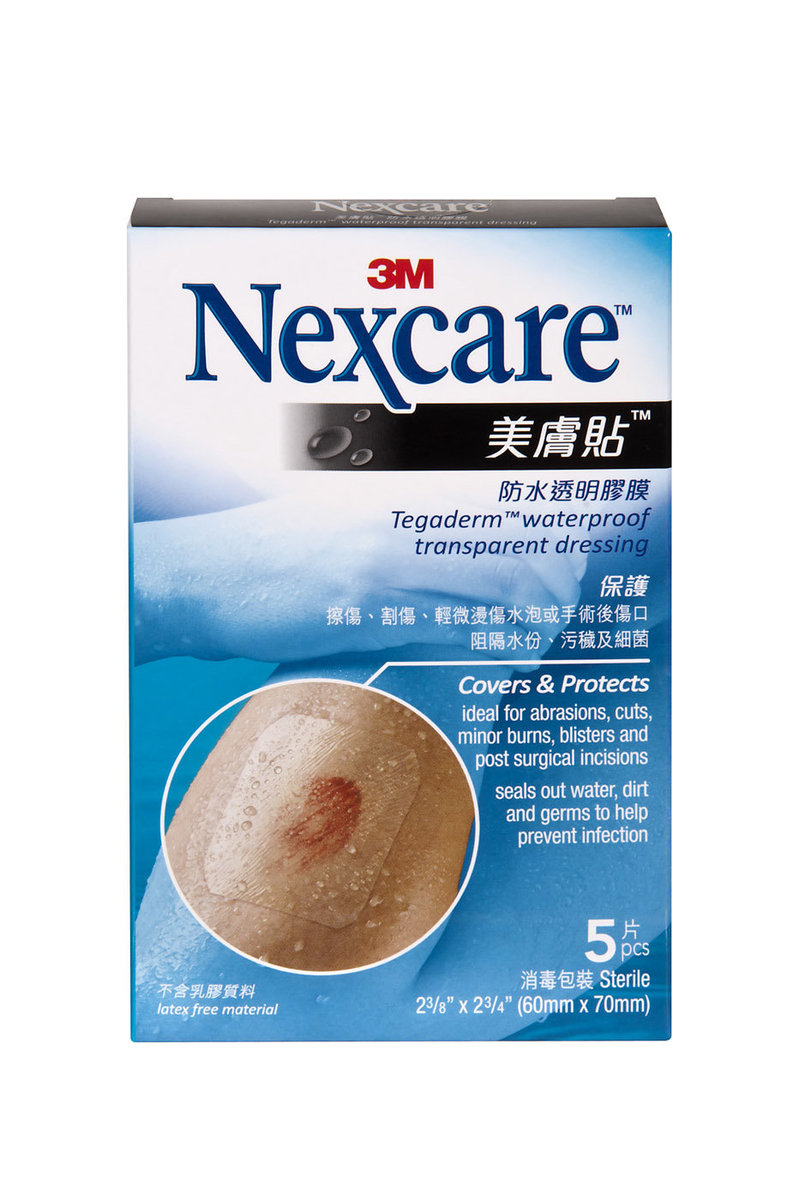 Nexcare™美膚貼™-防水透氣膠膜60 x 70毫米 (1625NS)