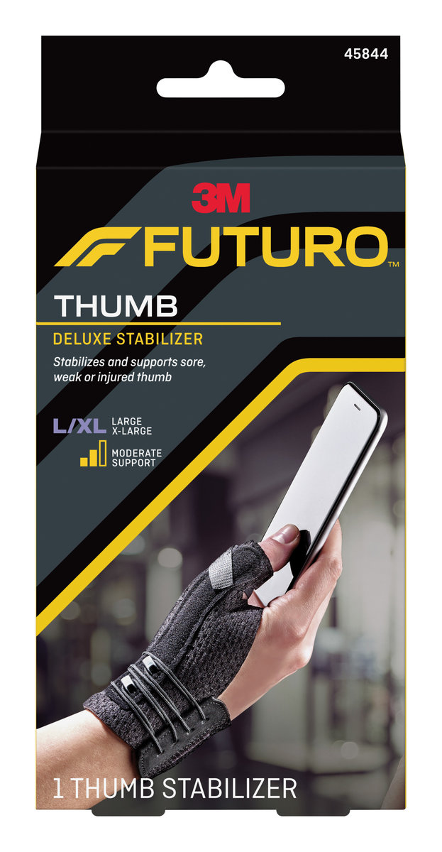 FuturoDeluxe Thumb Stabilizer Black L-XL  6.5-8.0"(45844)
