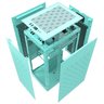 DLH21 Green Mini-ITX  ARGB lighting PC Case , Support 240 Liquid Cooling ,Dual Fan Display Card