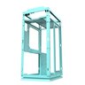 DLH21 Green Mini-ITX  ARGB lighting PC Case , Support 240 Liquid Cooling ,Dual Fan Display Card