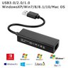 Network Adapter USB 3.0 to Ethernet Gigabit RJ45 LAN 1000 Mbps Ethernet for Switch/PC/Laptop