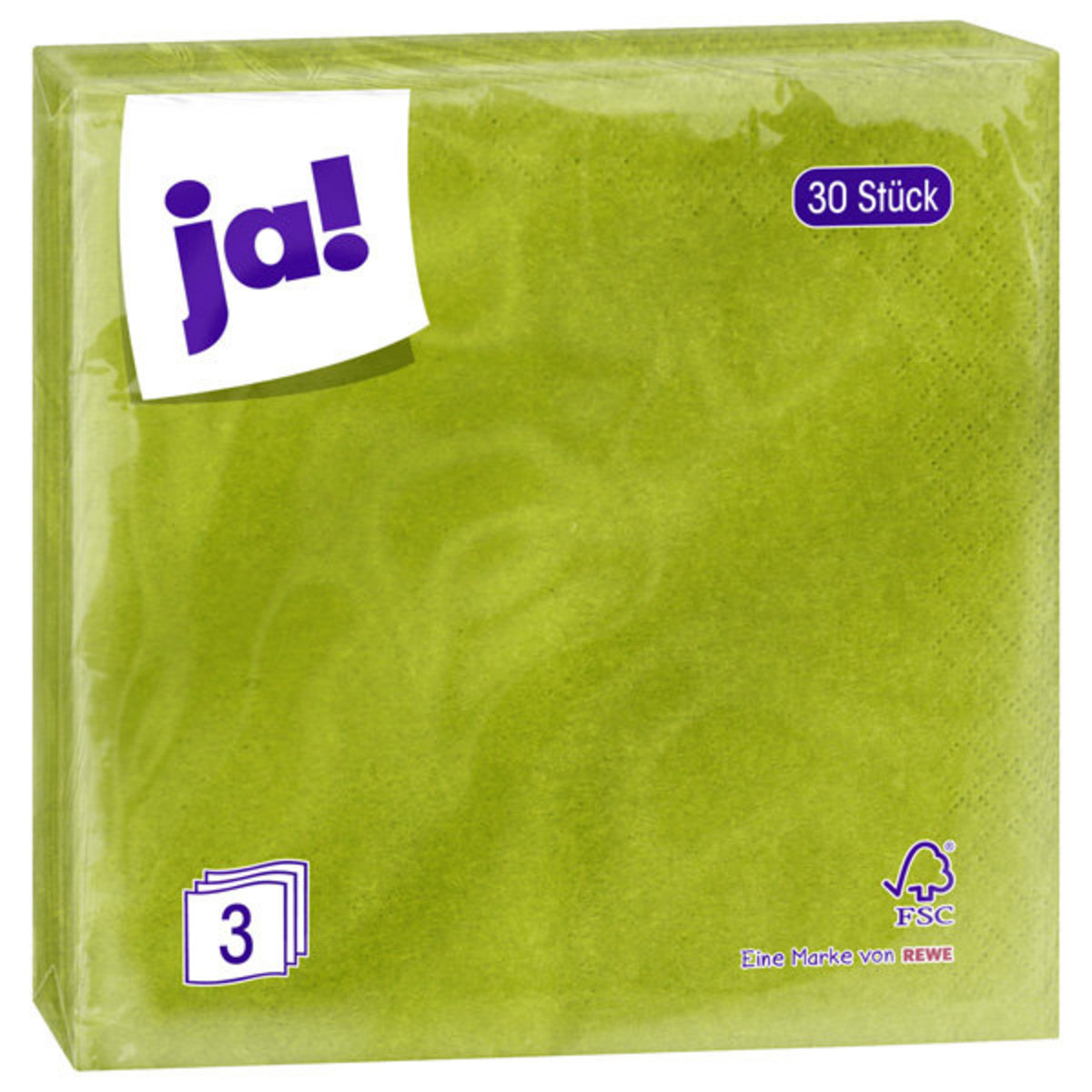 ja! Tissue Napkins (Green) 30 pieces HKTVmall The Largest HK