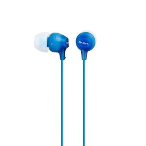 Wired Earphone MDR-EX15LP Blue [Authorized Goods]