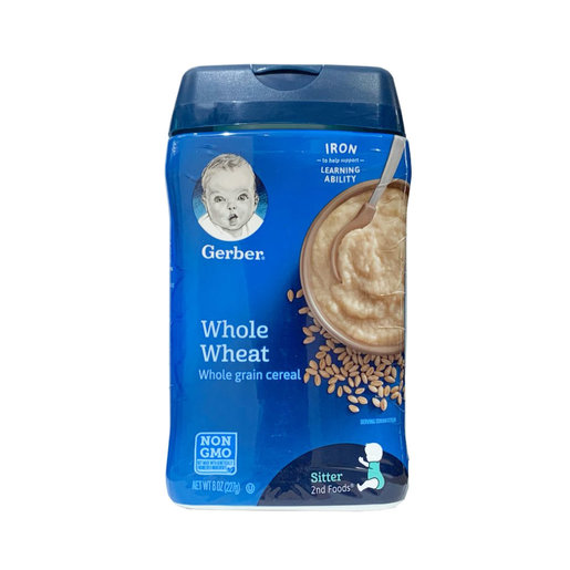 gerber whole wheat cereal metal
