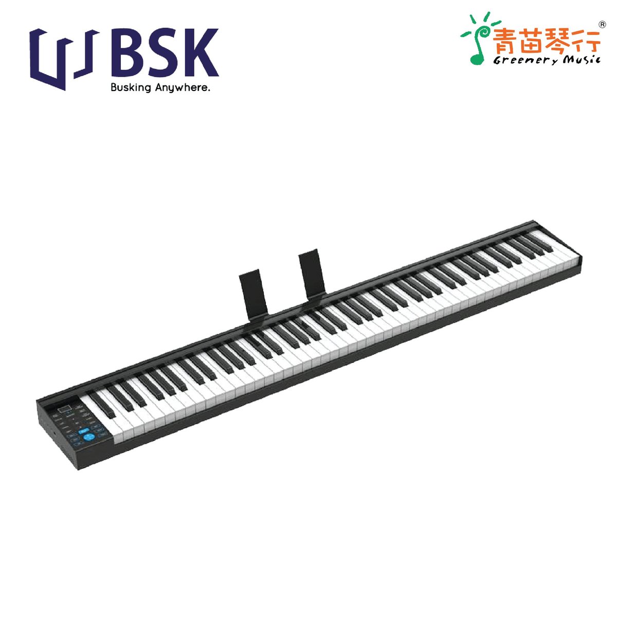BSK BP88 88鍵智能數碼鋼琴-黑色