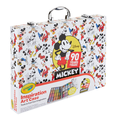 Disney Mickey Mouse Crayola Inspiration Art Case Portable Crayons