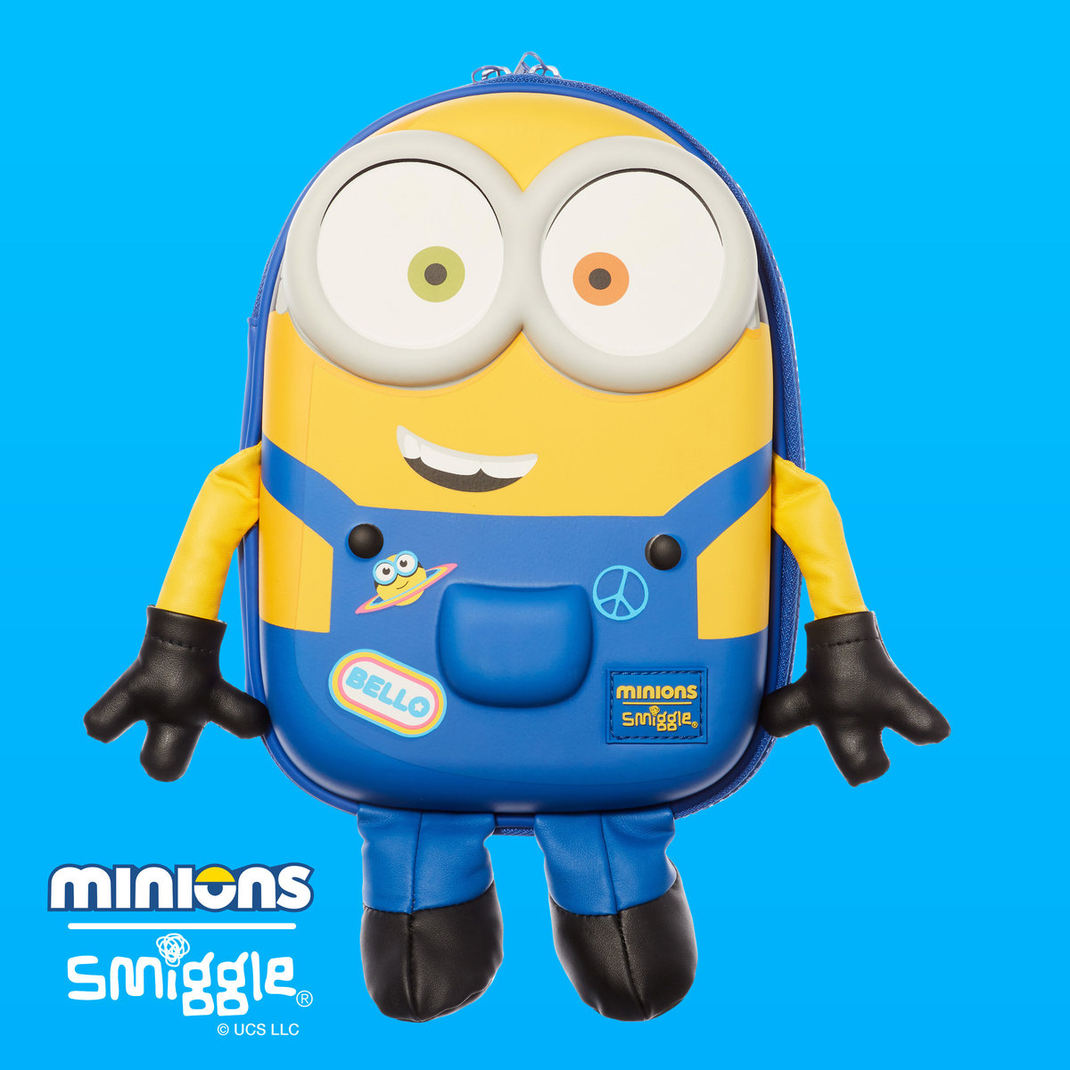 Smiggle Yellow Minions Double Decker Lunchbox