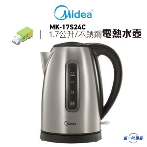 Midea 美的 MK17S24C    1.7公升不銹鋼電熱水壺