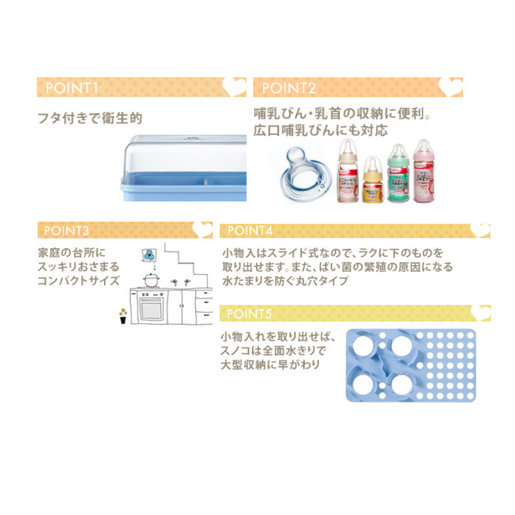 Chu Chu 奶瓶收納箱 藍色 平行進口 Hktvmall 香港最大網購平台