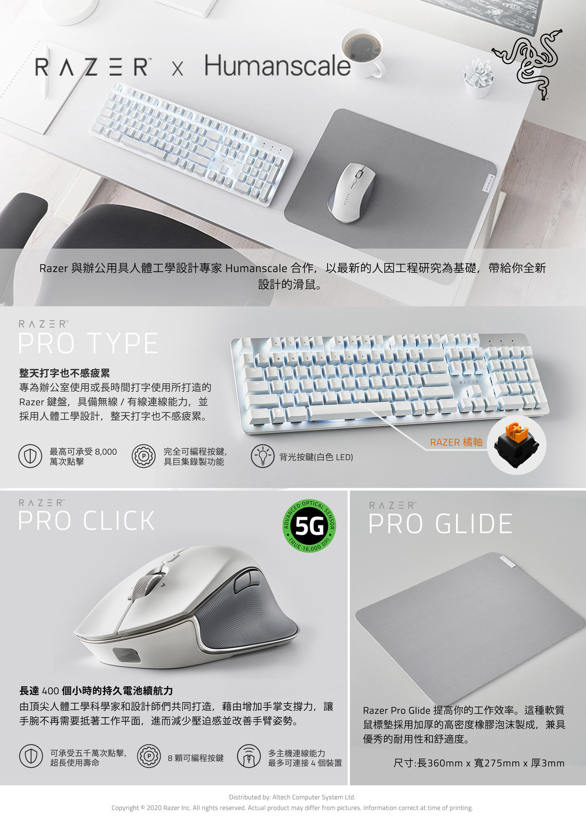 Razer | Pro Click 人體工學無線滑鼠 | HKTVmall 香港最大網購平台