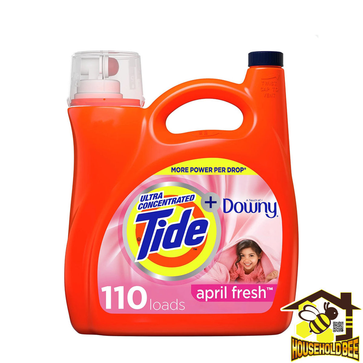 Tide x Downy Liquid Laundry Detergent, April Fresh (150oz / 4.43L)(Parallel Import)(Random Delivery on Packaging)