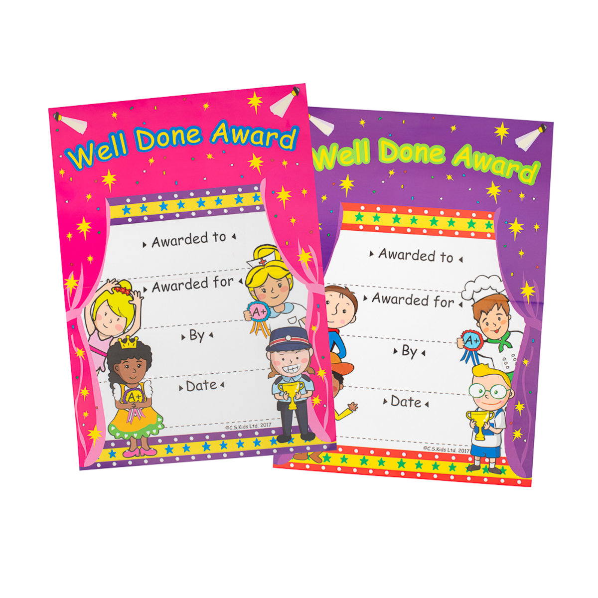 Well Done Awards Certificates (Pack of 36)