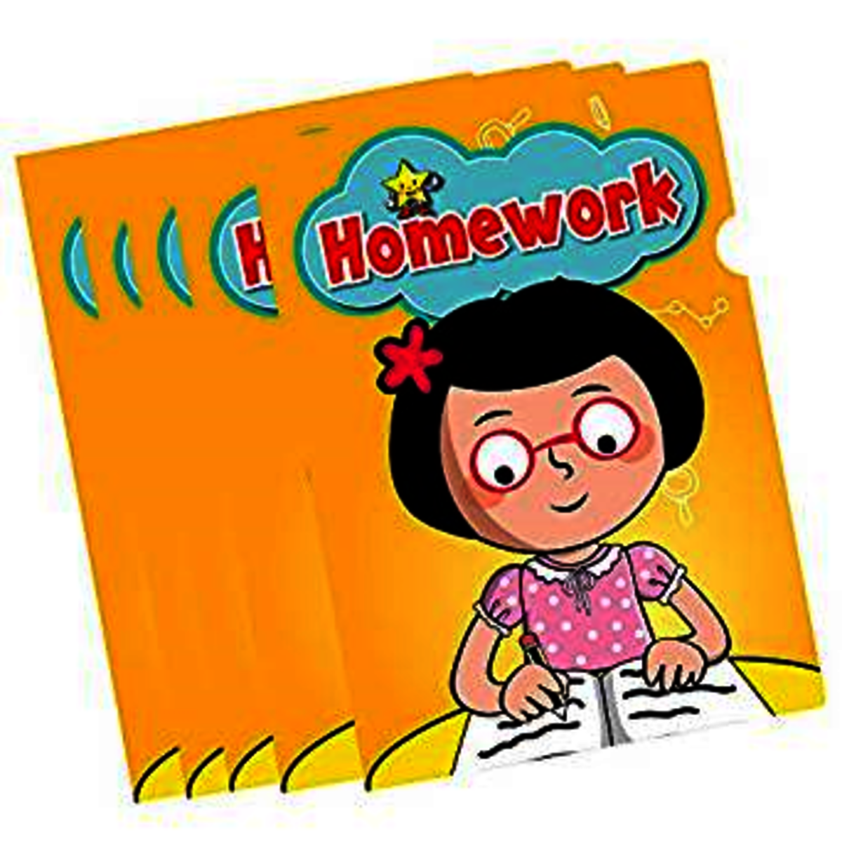 Homework Folders (Pack of 10)