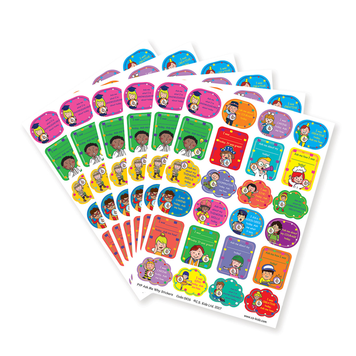 PYP Ask Me Why Stickers (Pack of 144)