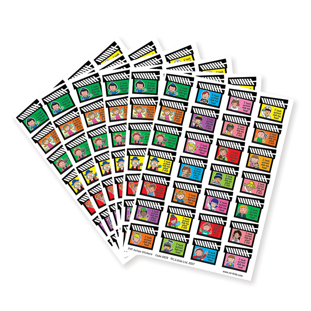PYP Action Stickers (Pack of 168)