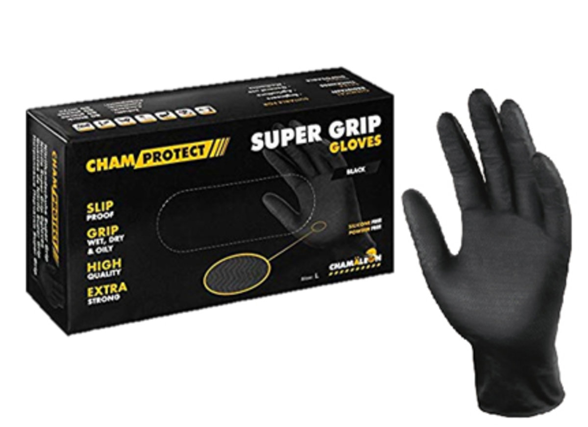 Chamaleon Nitrile Gloves Super Grip (L) 1 box (80 pcs)