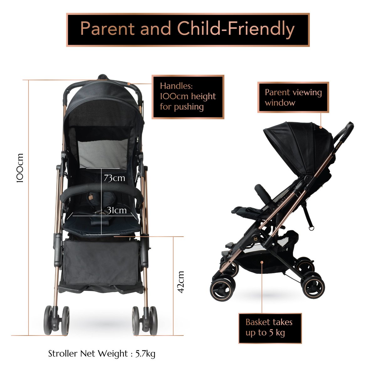 mimosa cabin city stroller weight