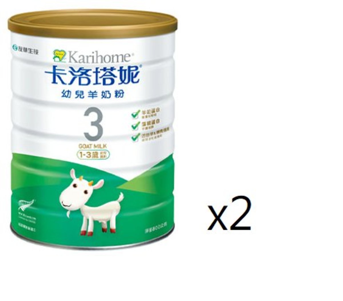 KARIHOME Karihome Growing Up Goat Milk 800g x 2 [Parallel Import]