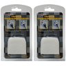 Converter Plug  2-Pin European to 3-Pin UK Plug - 2 Pack (CP1X2)