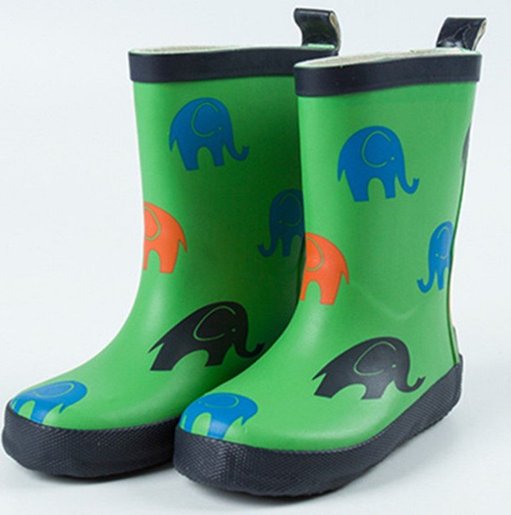 Rubber Rain Boots/Water Boots-Green 