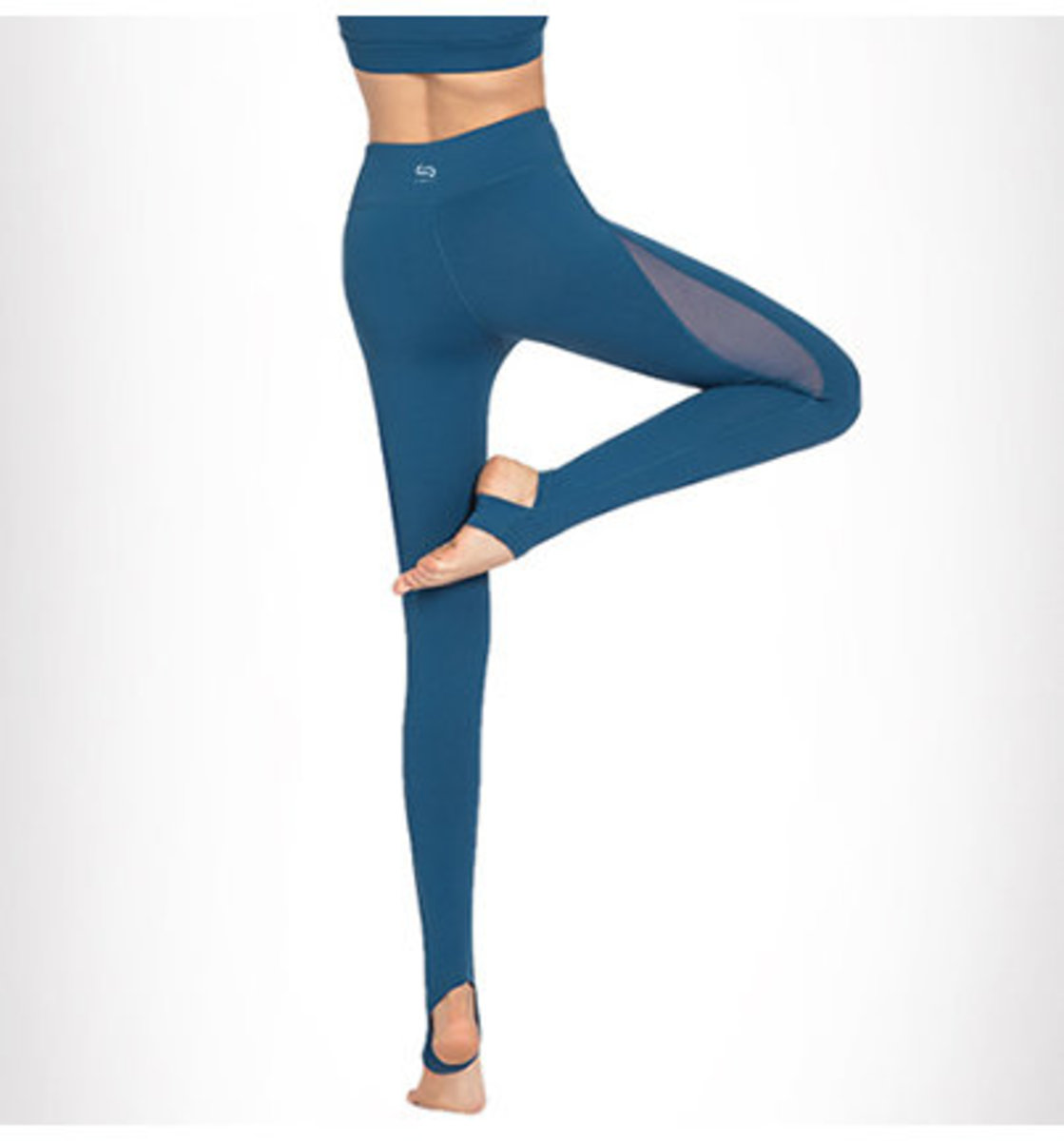 patterned bell bottom yoga pants