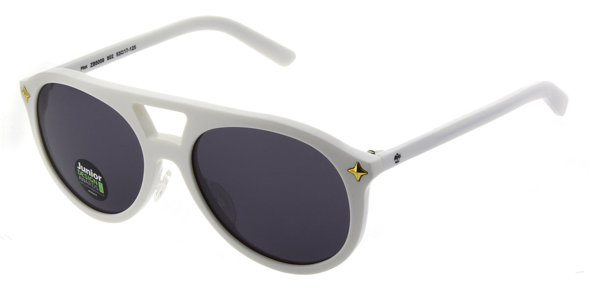 UK London Kids Polarised Sunglass ZB5009-Pilot- White (6-12years )
