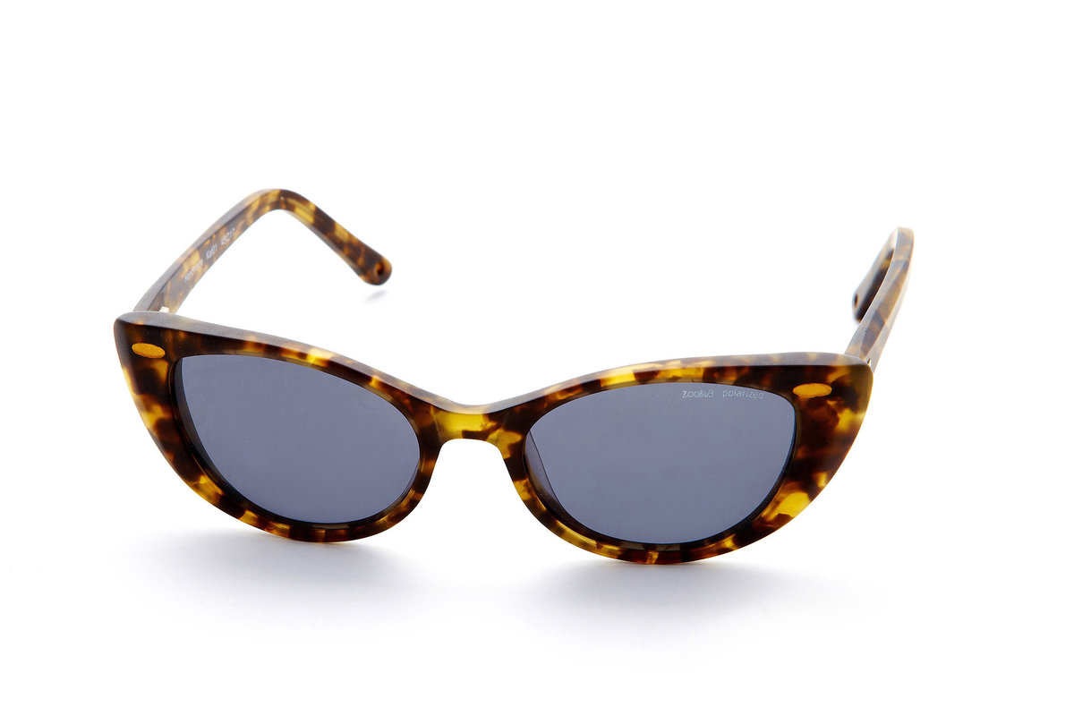 UK London Kids Polarised Sunglass KAT01/F-Catseye-Tortoiseshell (3-9 years ) (Asian-Fit)