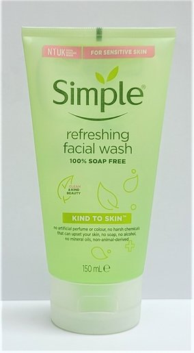simple 3 in 1 face wash
