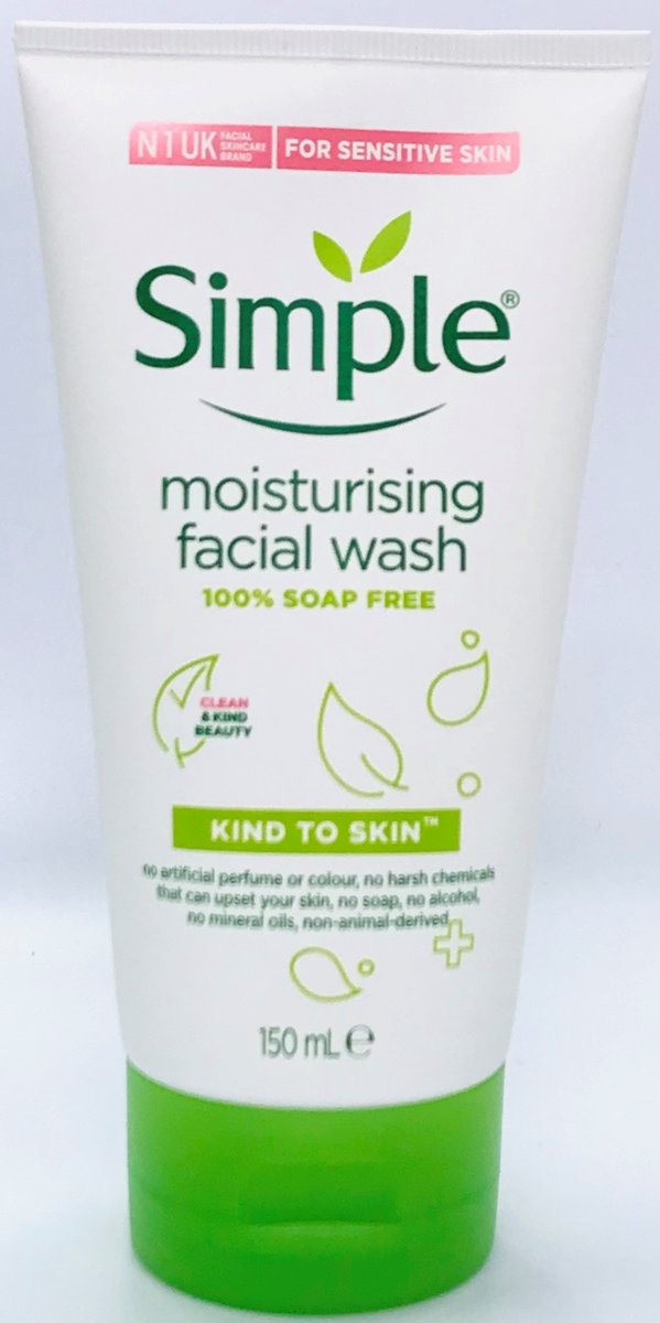 simple moisturizer face wash