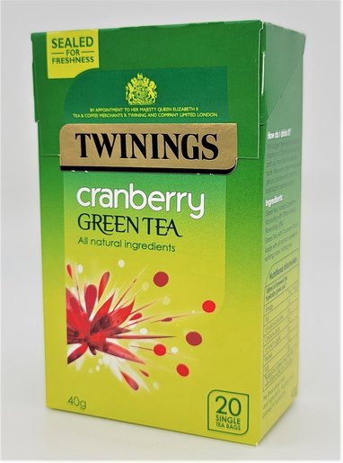 川寧 蔓越莓綠茶茶包 茶包 盒 1盒 Hktvmall 香港最大網購平台