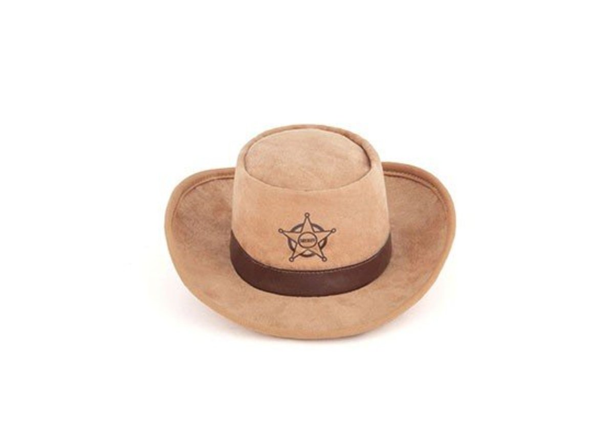 Dog plush toy Mutt Hatter - Sheriff with squeaker