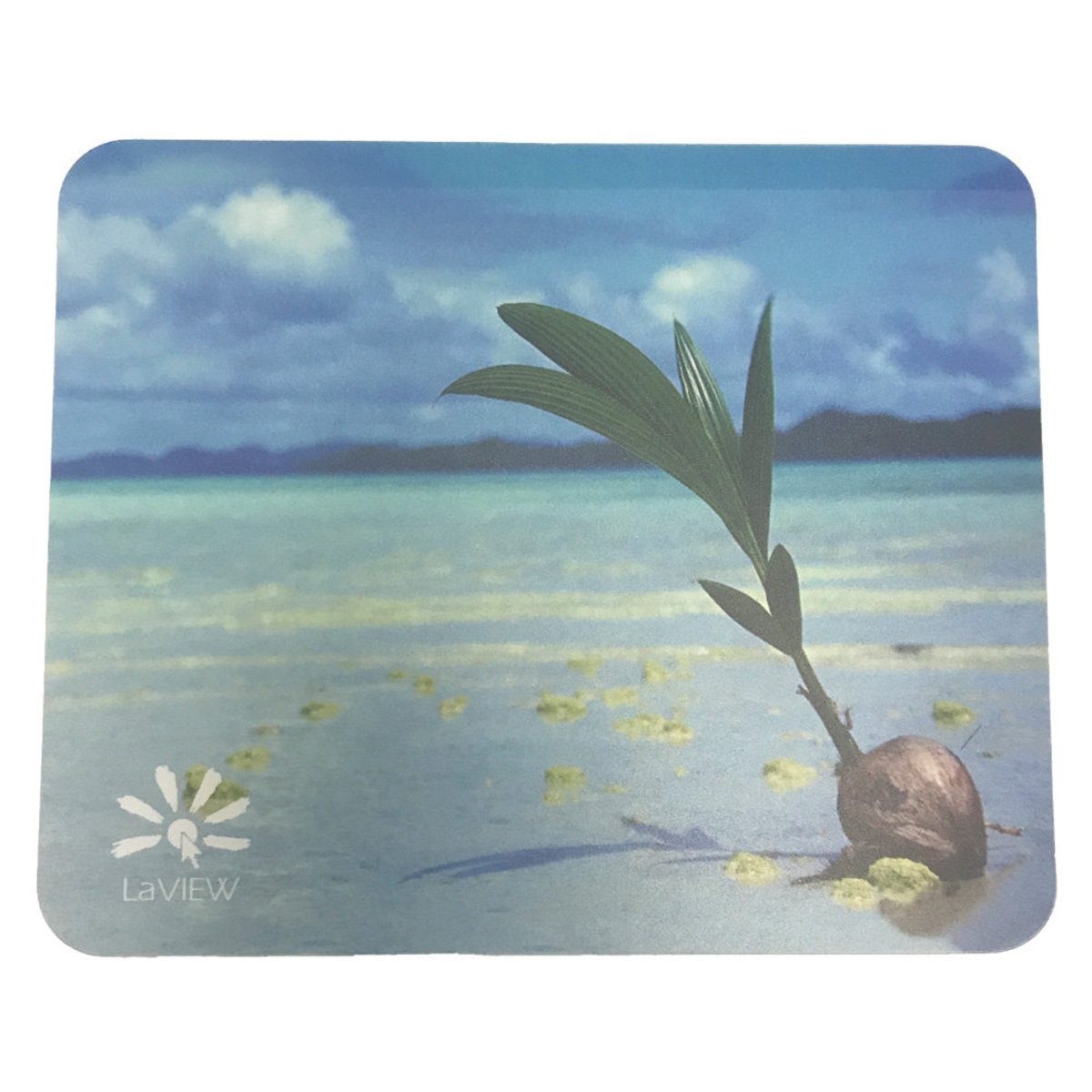 Thin Photo Insert Personalized Picture Frame Mouse Pad Mat for Desktop PC - Blue Sky