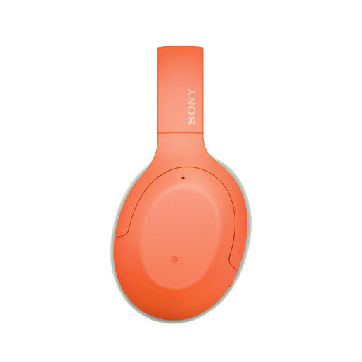 orange headphones