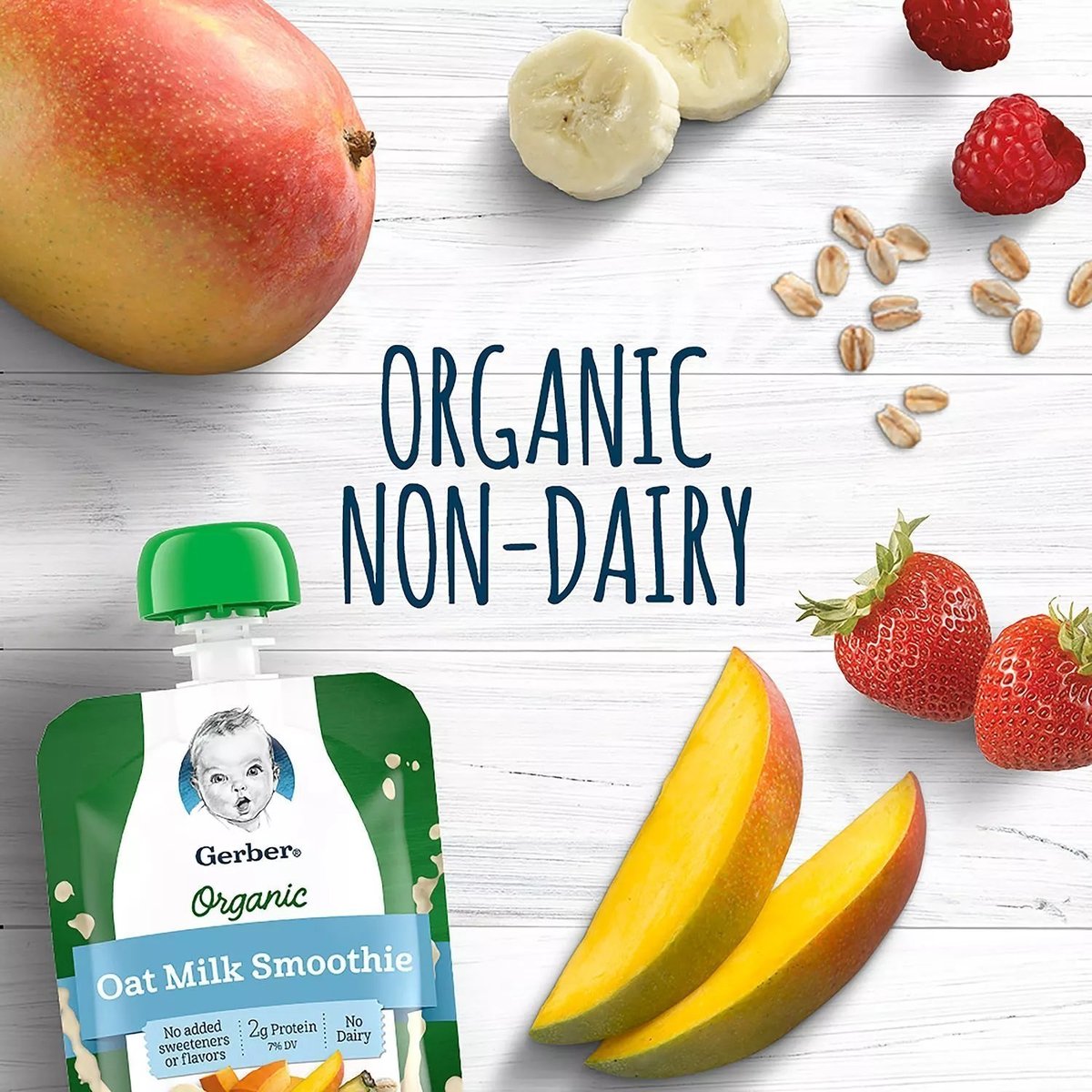 gerber organic oat milk smoothie
