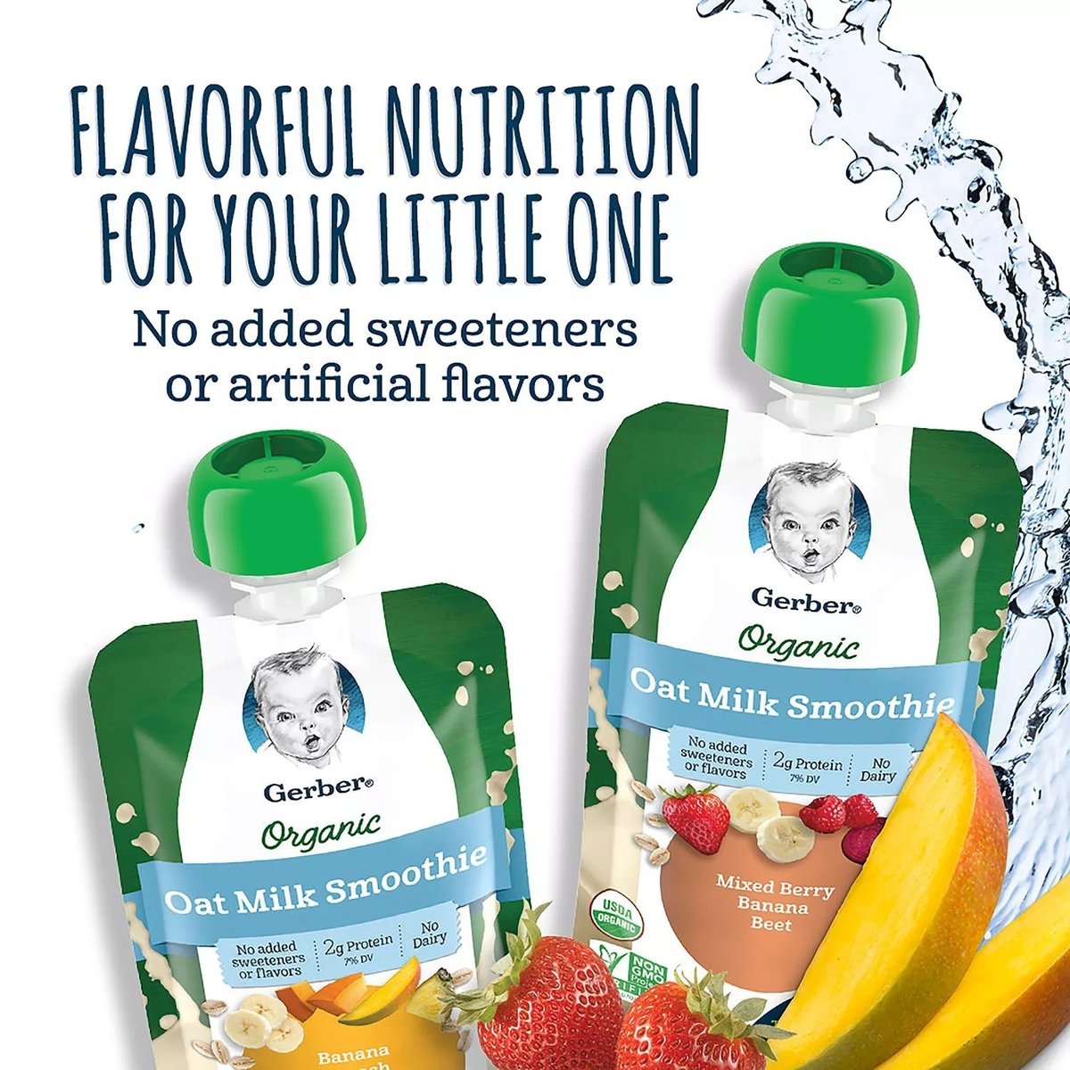 gerber organic oat milk smoothie