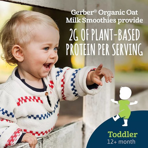 gerber organic oat milk smoothie