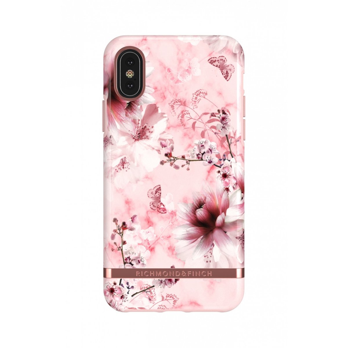 Richmond & Finch | iPhone XXS Case - PINK MARBLE FLORAL - ROSÉ GOLD  DETAILS ( IPX-605 ) | Color : Pink Mix | HKTVmall The Largest HK Shopping  Platform