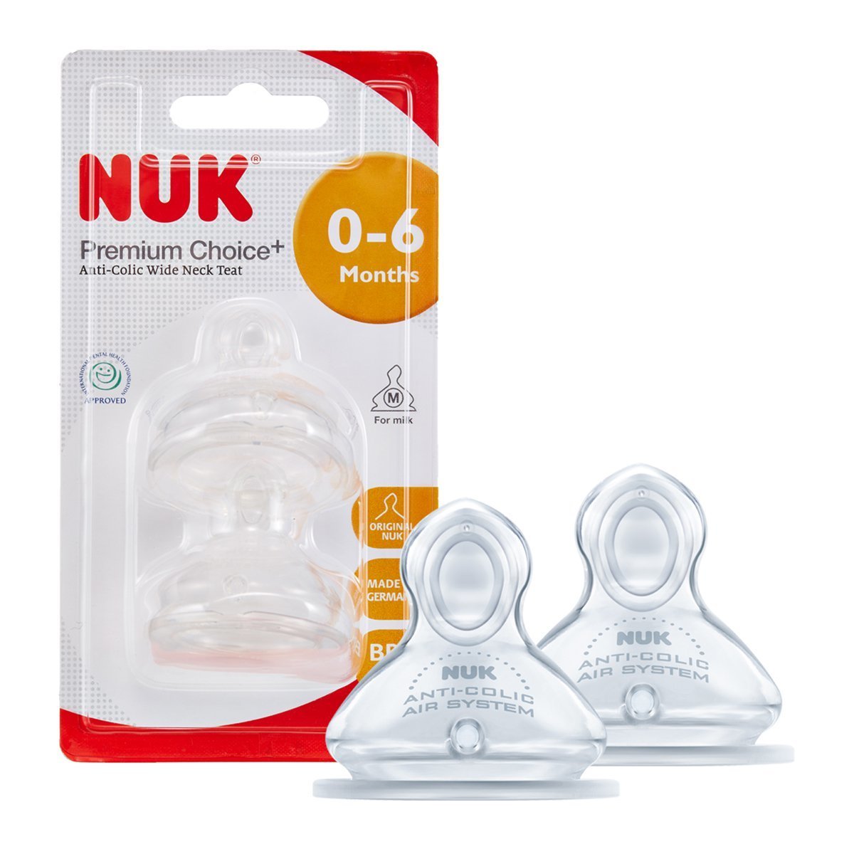 nuk classic anti colic teat
