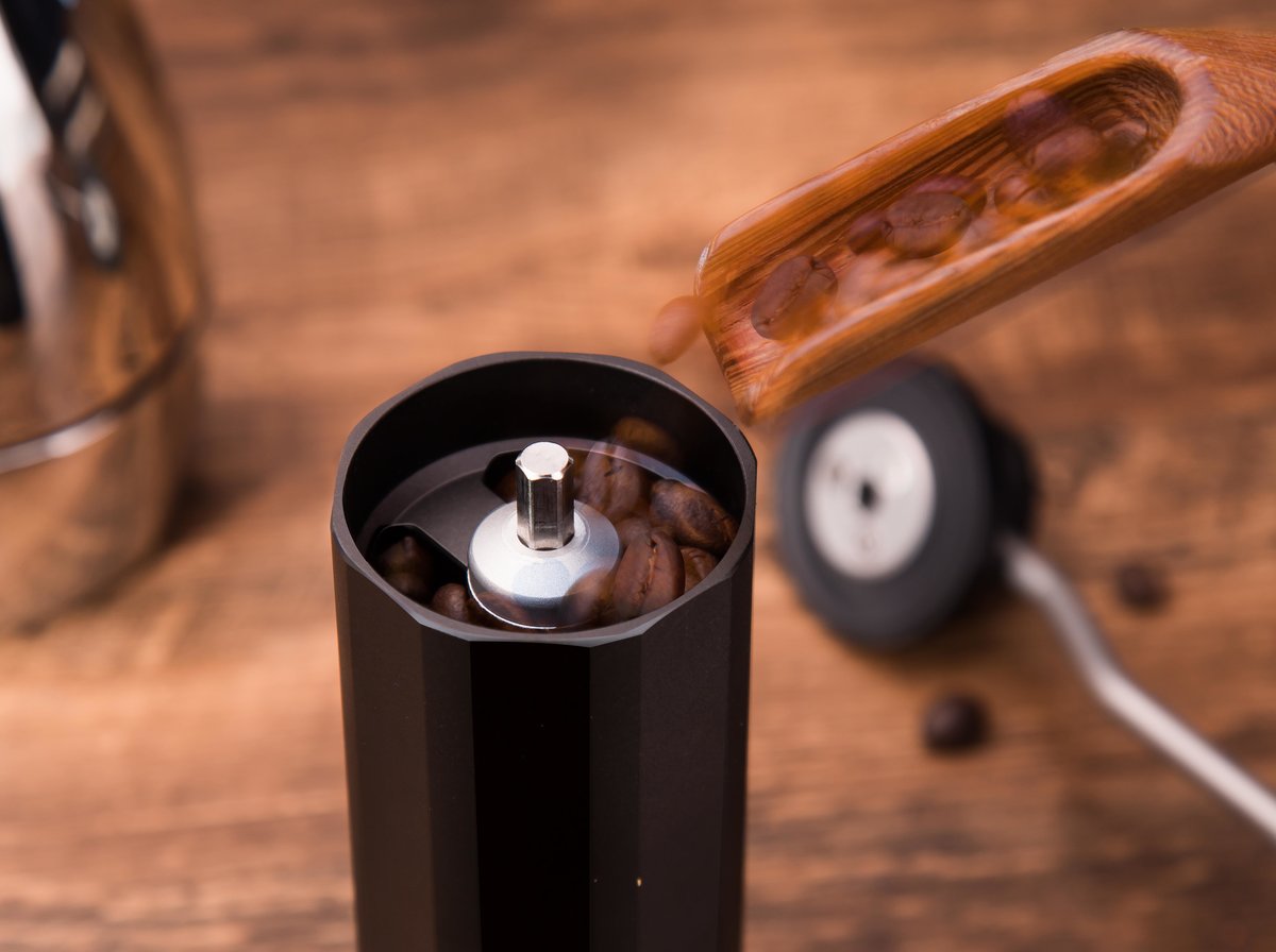 minos 香港品牌 Minos Manual Coffee Grinder Grey [Winner of Red Dot Design