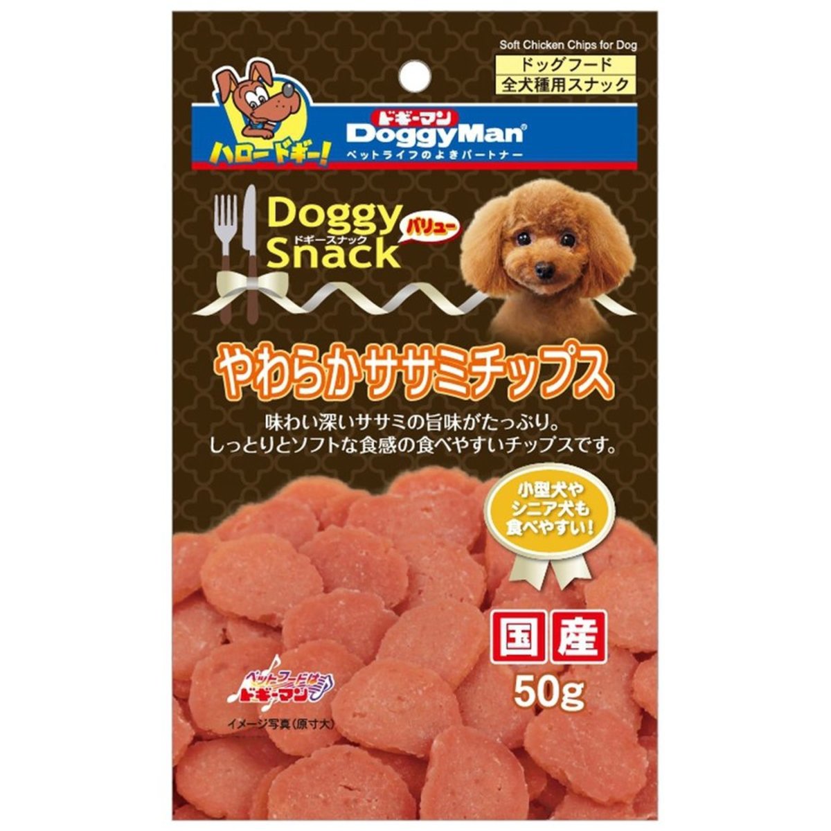 DoggyMan 日本狗零食 柔軟雞肉腸切片 50g (犬用) 5821055