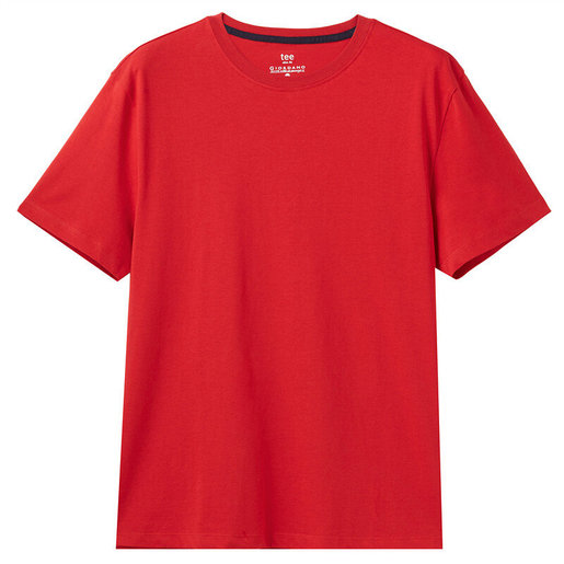plain red tee
