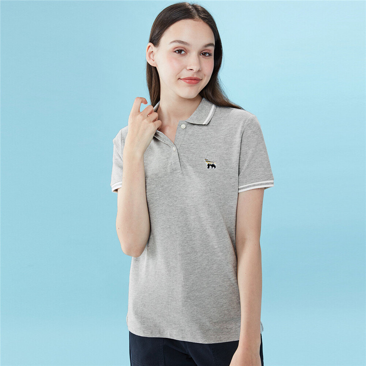 giordano polo shirt women's