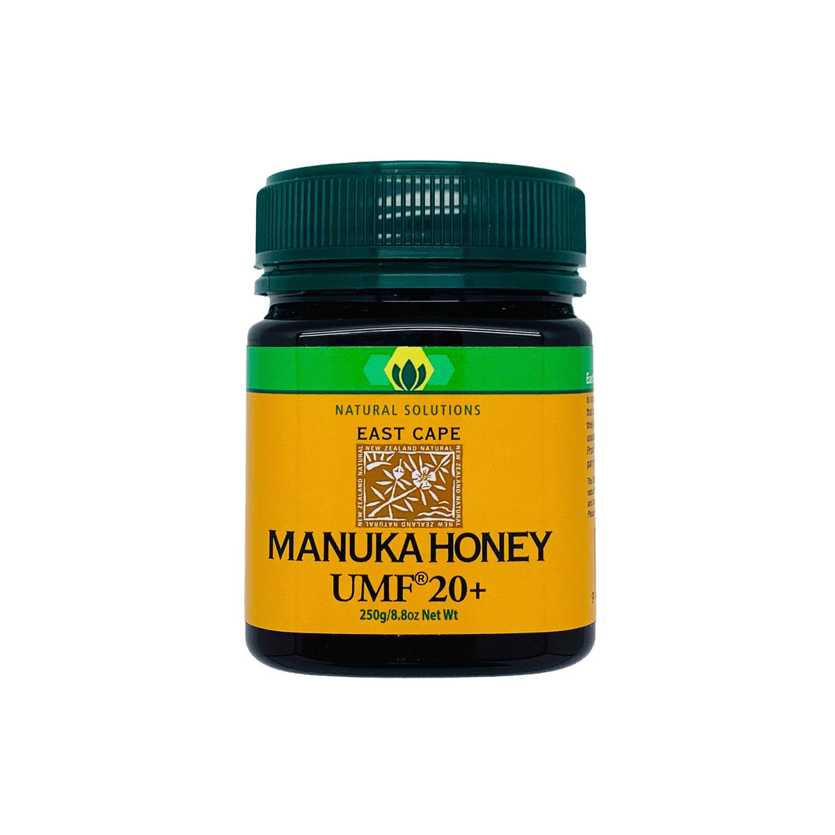 East Cape UMF® 20+ Active Manuka Honey 250g